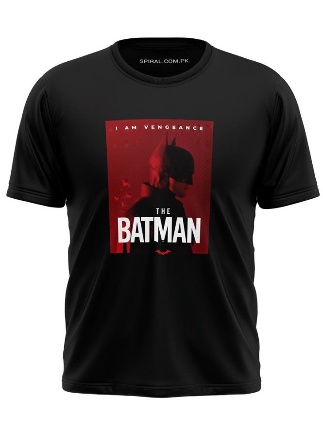 Batman Vengeance T Shirt Super Summer Squad Collection spiral