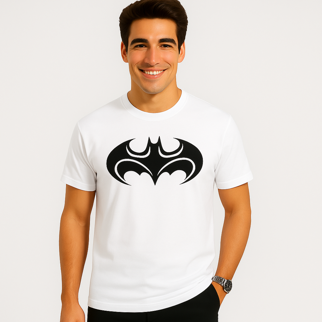 Classic Batman Logo T-Shirt - White