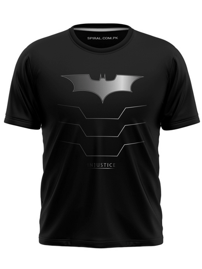 Batman Injustice Logo T-Shirt - Black