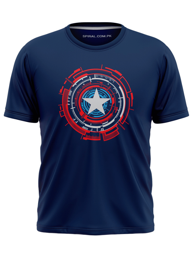 Captain America's Navy Legacy T-Shirt- Super Summer Squad Collection