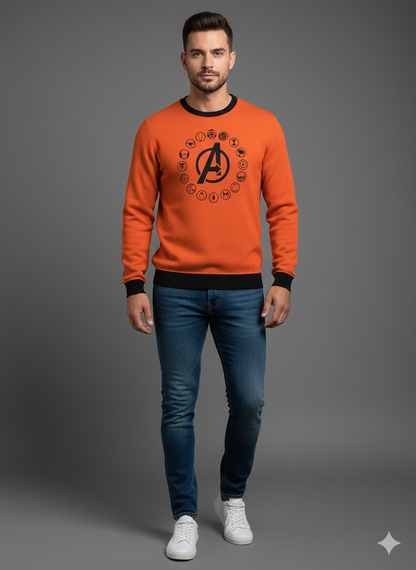 Avenger orange sweat shirt