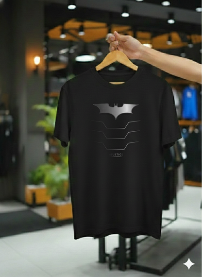 Batman Injustice Logo T-Shirt - Black
