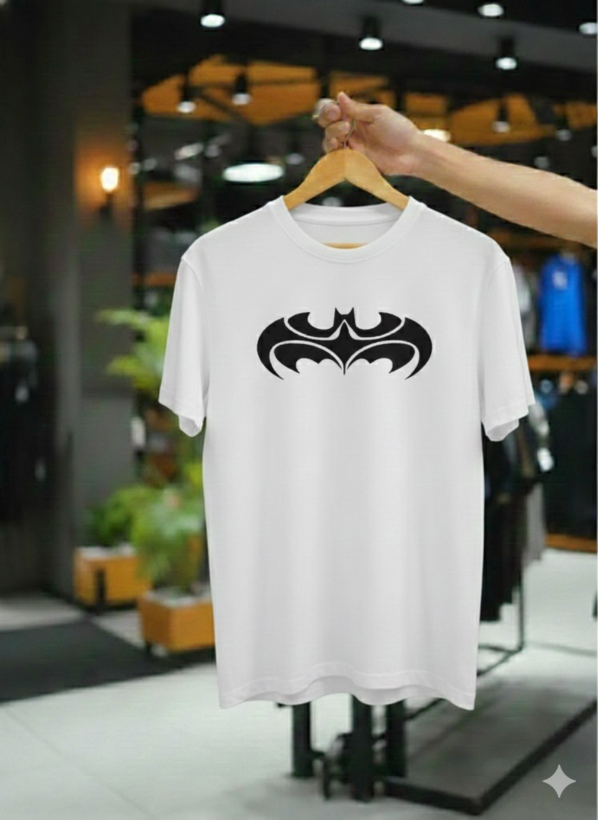 Classic Batman Logo T-Shirt - White