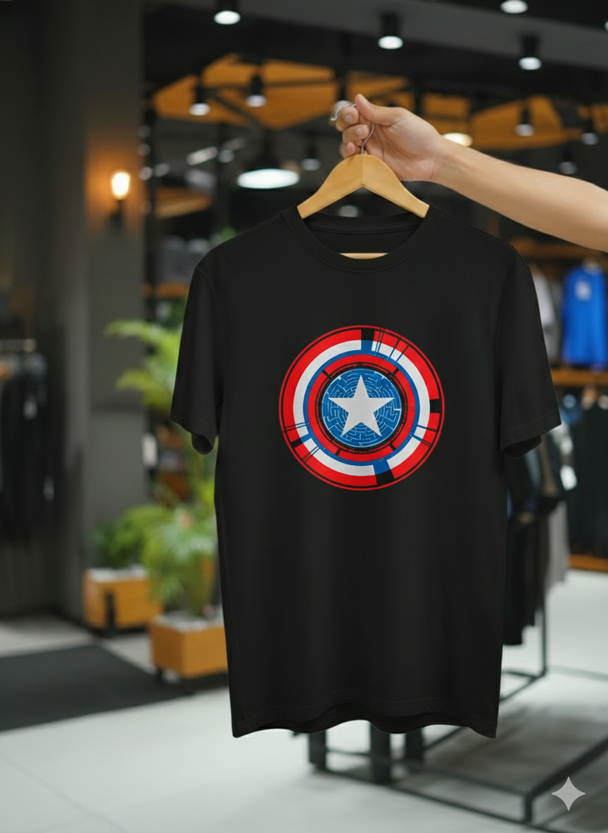 Captain America's Black Legacy T-Shirt- Super Summer Squad Collection