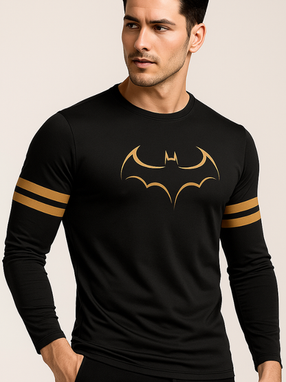 Batman Arms Stripes Full Sleeve Shirt