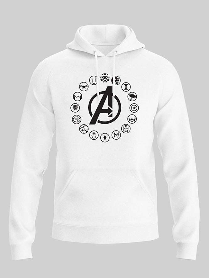 Avenger White hoodie