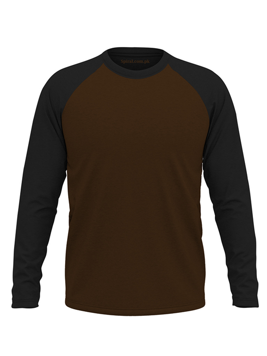 Brown Black Raglan Shirt